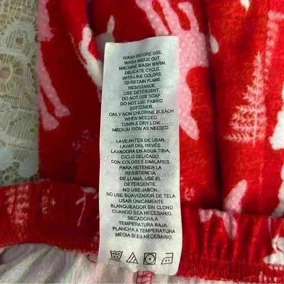 Rudolph the red nosed reindeer Clarice fleece pajamas. Christmas pajamas sz 12M - Picture 10 of 12